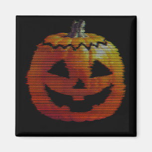 Imán Calabaza Glitchy TV