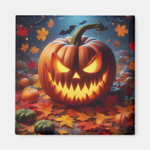 Imán calabaza/Halloween/espeluznante de murciélagos