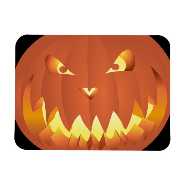 Imán Calabaza para Halloween... (Horizontal)