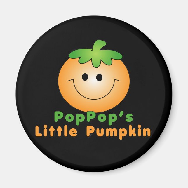 Imán Calabaza pequeña PopPop (Frente)