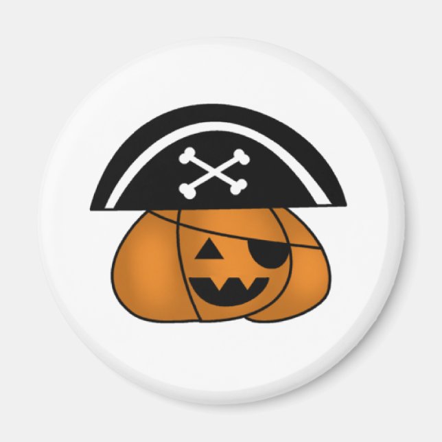 Imán Calabaza pirata (Frente)