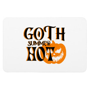 Imán Calabaza sonriente de terror del verano gótico cal