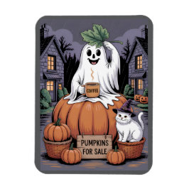 Imán Calabazas a la Venta & Fantasma de Cafeína & Gato 