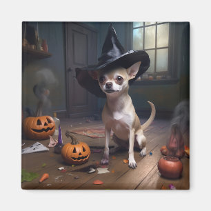Imán Calabazas Chihuahua Halloween Terroríficas