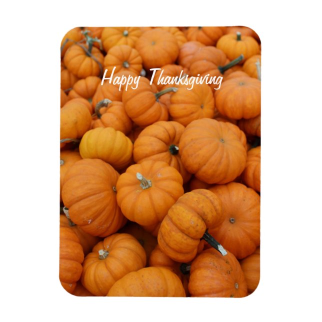 Imán Calabazas de Acción de Gracias (Vertical)
