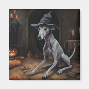 Imán Calabazas de galgo italiano espeluznantes de Hallo