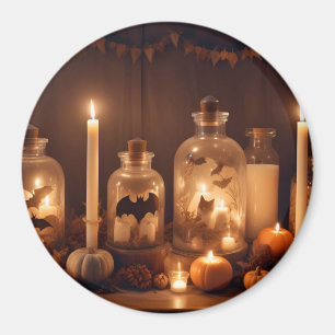 Imán Calabazas de Halloween batatas Cute Spooky la magi