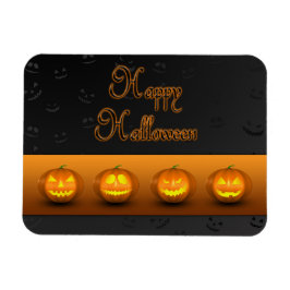 Imán Calabazas de Halloween Jack-o-Lantern