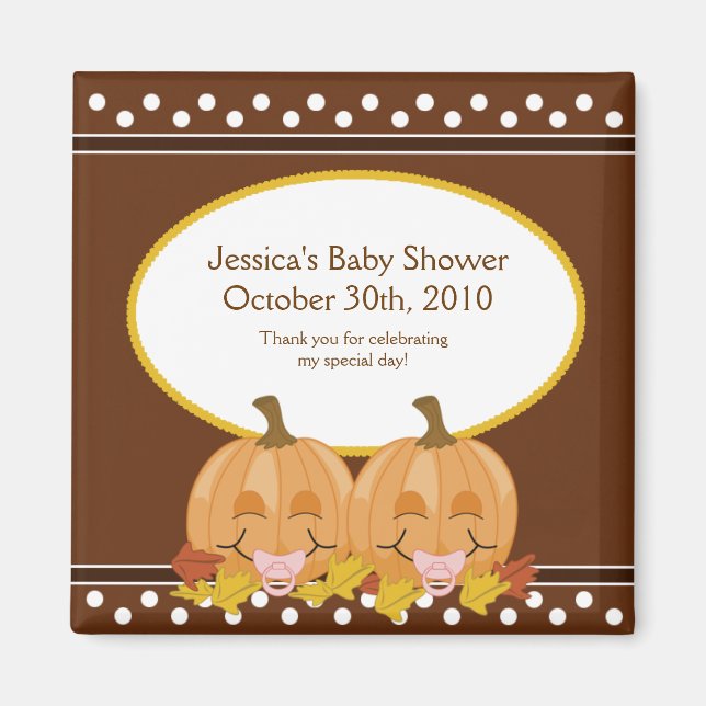 Imán Calabazas de lilo dulce Baby Shower Magnet Favorit (Frente)