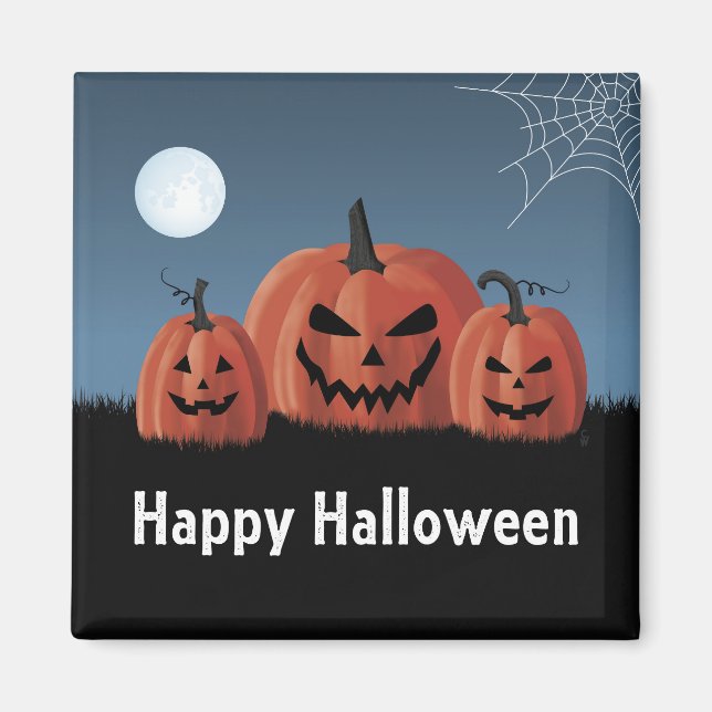 Imán Calabazas Halloween (Frente)