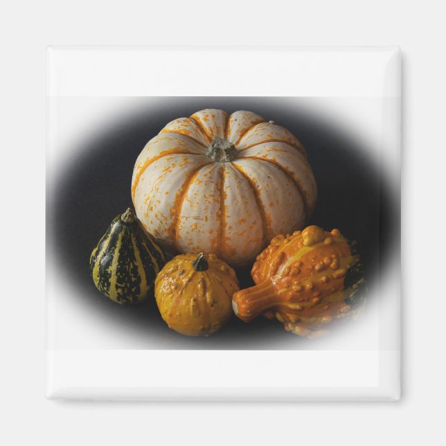 Imán Calabazas y calabaza (Frente)