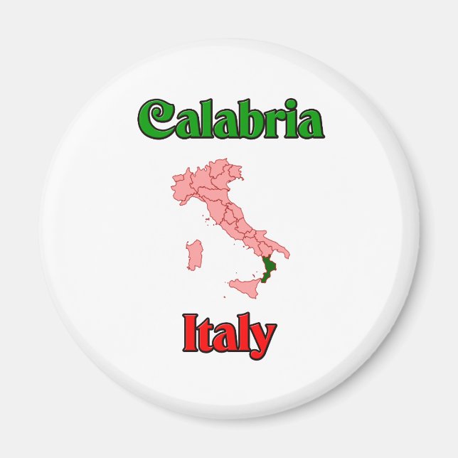 Imán Calabria Italia (Frente)