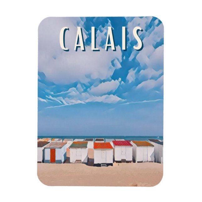 Imán Calais Photo Vintage (Vertical)