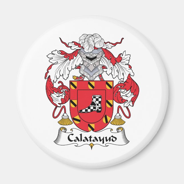 Imán Calatayud Family Crest (Frente)