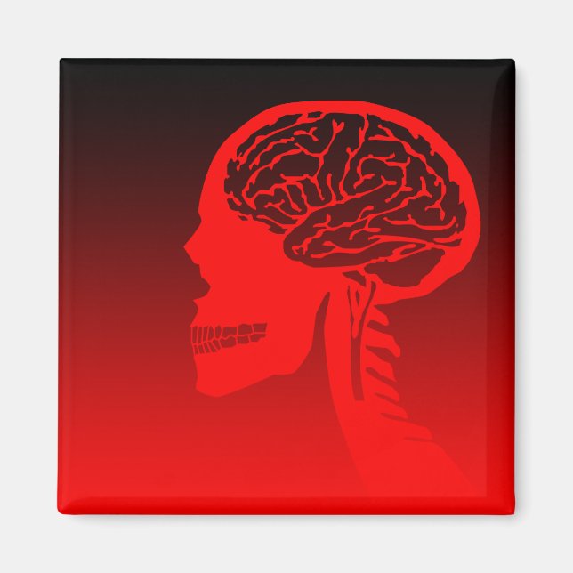 Imán calavera (Frente)