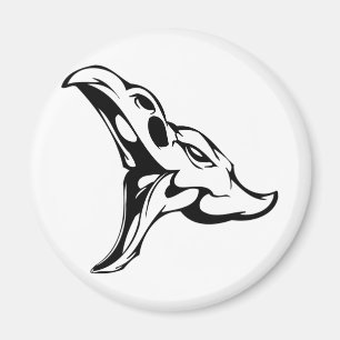 Imán Calavera animal