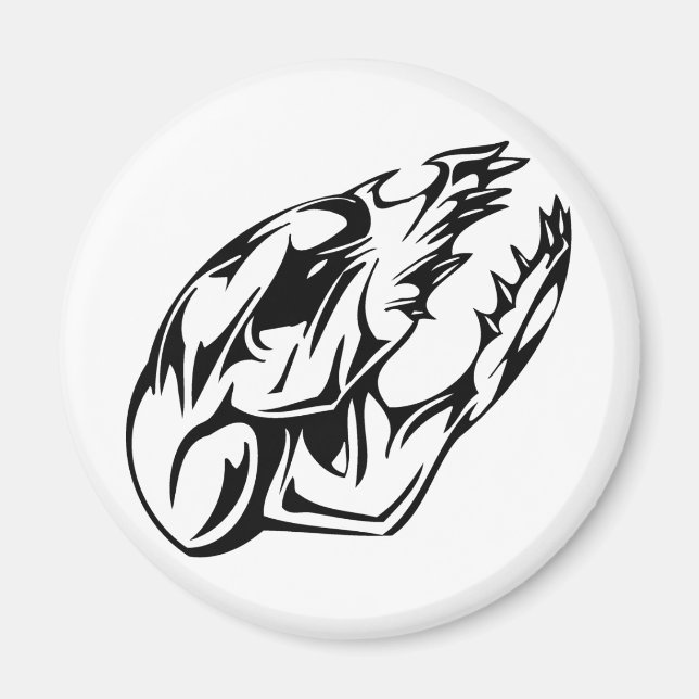 Imán Calavera animal (Frente)