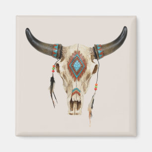 Imán Calavera animal tribal