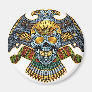 Imán Calavera con pistolas y balas de Al Rio