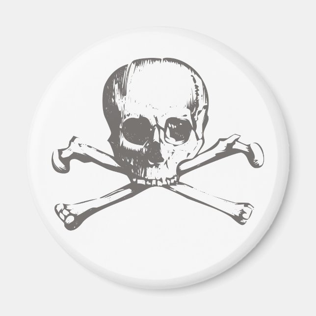 Imán Calavera cráneo (Frente)