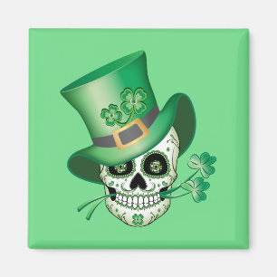 Imán Calavera de azúcar irlandesa