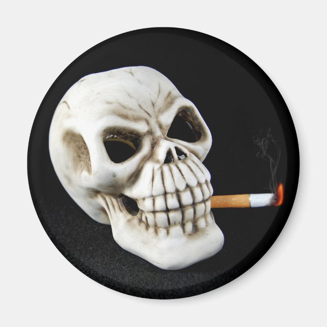 Imán Calavera de humo (Frente)