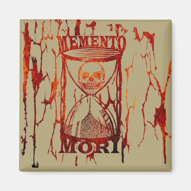 Imán Calavera de Memento Mori (Frente)