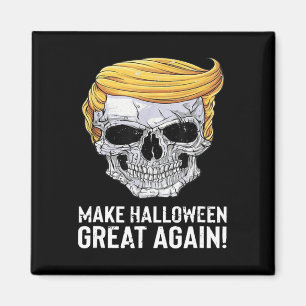 Imán Calavera de Trump Halloween, Haz que Halloween sea