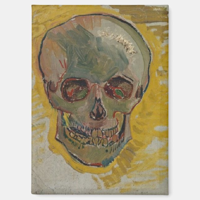Imán Calavera de Vincent Van Gogh (Anverso)