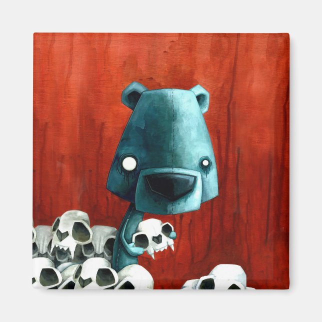 Imán Calavera del oso (Frente)