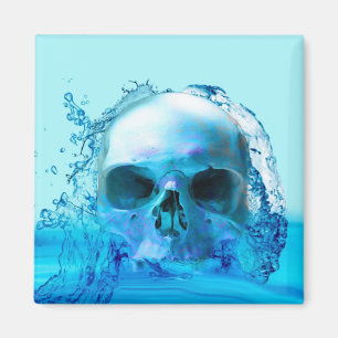 Imán Calavera en el agua