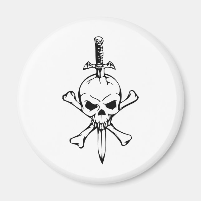 Imán Calavera humana (Frente)