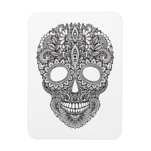 Imán Calavera humana inspirada