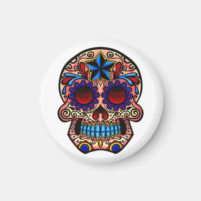 Imán Calavera/imán (Frente)