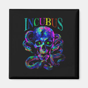Imán Calavera Incubus Y Serpientes Estilo Gótico Hallow