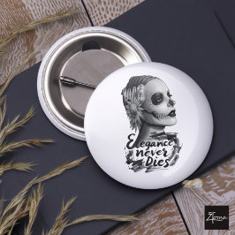 Imán Calavera monocroma