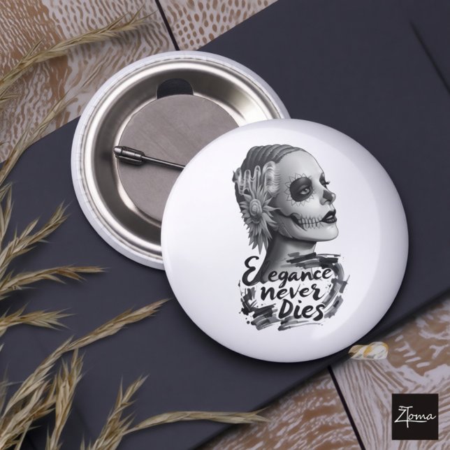 Imán Calavera monocroma (Subido por el creador)