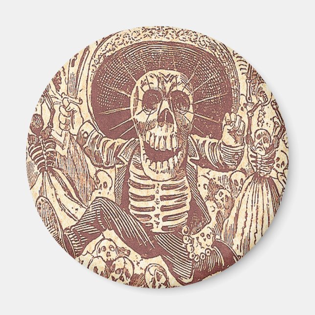 Imán Calavera Oaxaca (Frente)