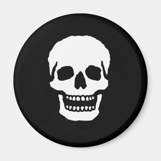Imán Calavera riendo aterradora (Frente)