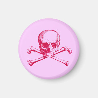 Imán Calavera vintage y cruces