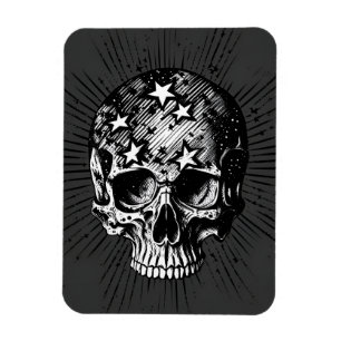 Imán Calavera y estrellas III