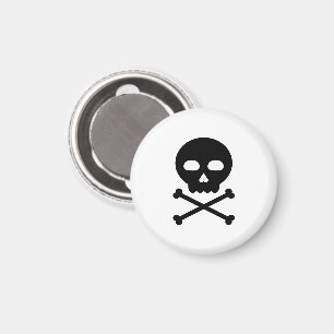 Imán Calavera y huesos