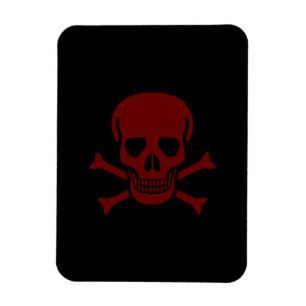 Imán Calavera y huesos