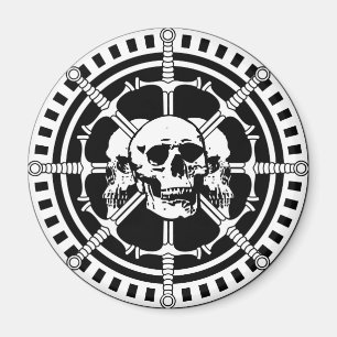 Imán Calaveras con espadas