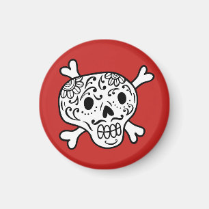Imán Calaveras de azúcar divertidas