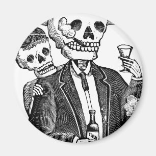 Imán Calaveras de Guadalajara, México
