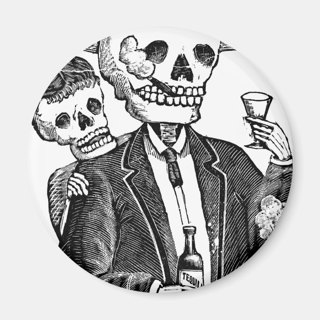 Imán Calaveras de Guadalajara, México (Frente)