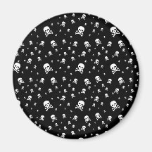 Calaveras de piratas blancos de Littles sobre fond