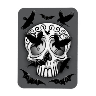 Imán Calaveras decorativas de Halloween