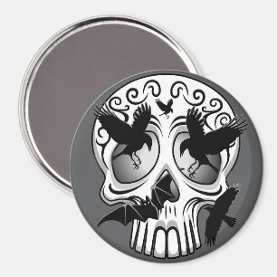 Imán Calaveras decorativas de Halloween